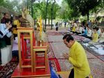 थाई प्रधानमंत्री ने किए महाबोधि मंदिर में दर्शन