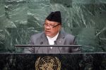 नेपाल के उप-प्रधानमंत्री प्रकाश मान सिंह ने की बान की मून से चर्चा