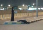 सऊदी में शराब के नशे में टल्ली महिला की देखिये यह तस्वीर
