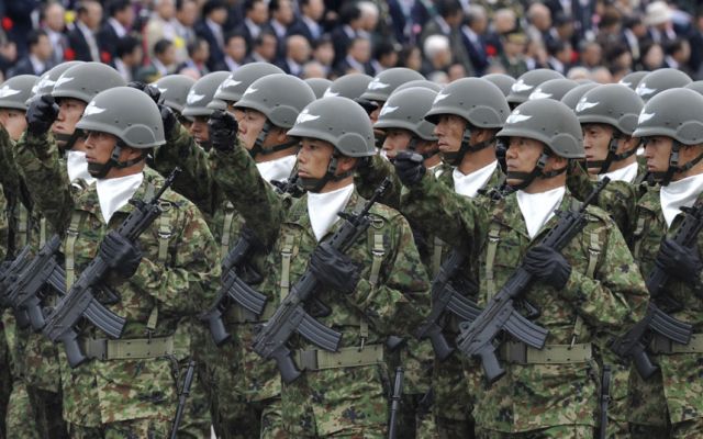 अब जापानी सेना लड़ेगी देश के बहार