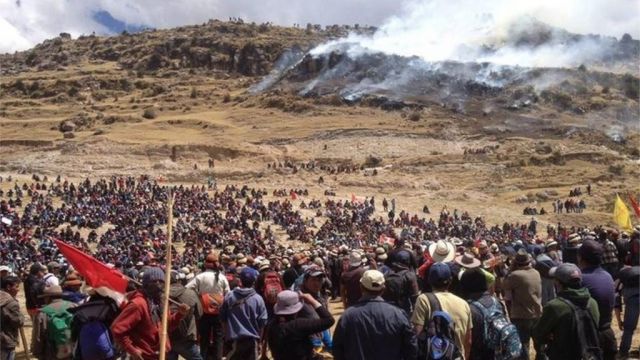 पेरू: पुलिस व किसान के बीच संघर्ष में 4 की मौत, 22 घायल