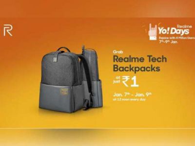 Realme Yo Days sale का आगाज, 1 रु में बैकपैक और फ्री में इयरबड्स...