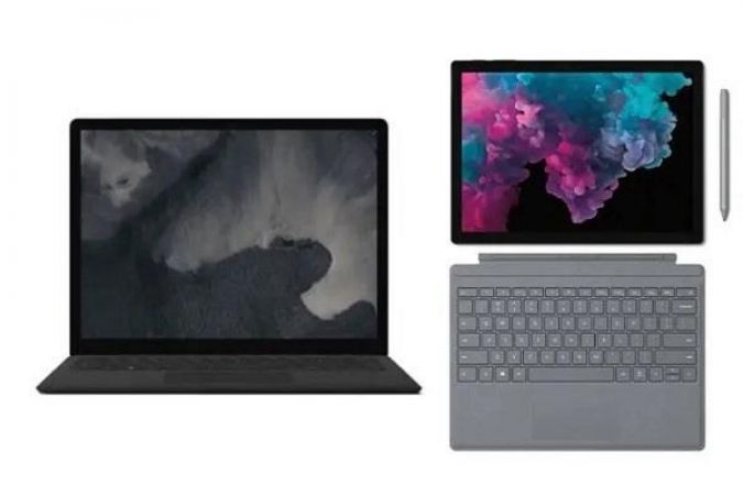 बेहतरीन कीमत और फीचर के साथ आए Microsoft के Surface Pro 6 और Surface Laptop 2