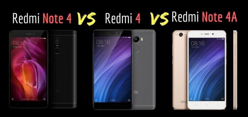 प्री-ऑर्डर के लिए उपलब्ध हुए Xiaomi Redmi 4, Redmi 4A और Redmi Note 4 स्मार्टफोन