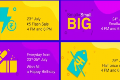 A great chance to grab a 32-inch MI TV for five rupees on completion of five years in India