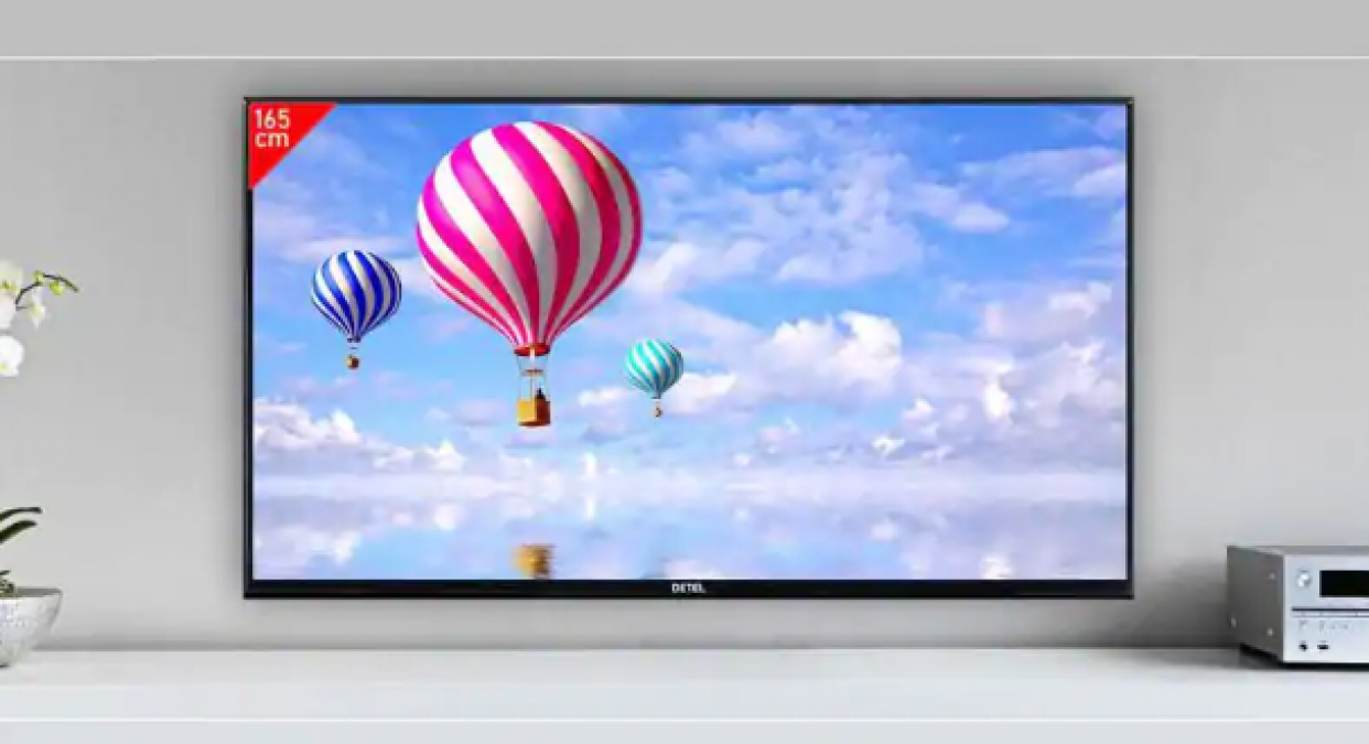 Detel introduces 65-inch 4K LED Android Smart TV in India