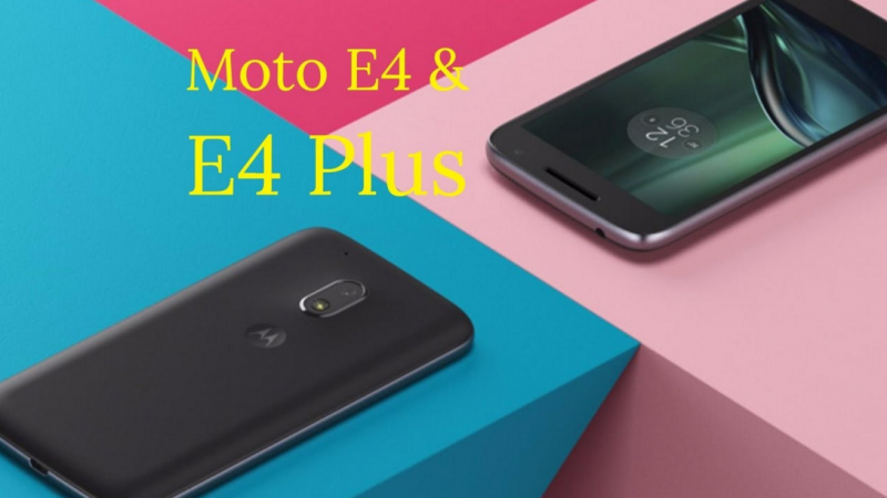मोटो ब्रांड के e4 प्लस स्मार्टफोन तीन कलर में लांच हो सकता है !