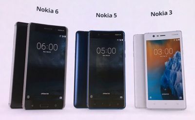 भारत में लांच Nokia 3, Nokia 5 अौर Nokia 6 स्मार्टफोन में दिए गए है यह शानदार स्पेसिफिकेशन