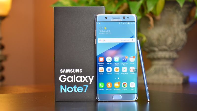 SAMSUNG अपने Galaxy Note 7 को फिर से करा सकती है बिक्री के लिए उपलब्ध