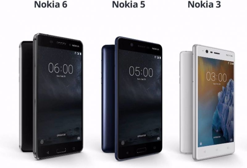 Nokia 3, Nokia 5, Nokia 6 स्मार्टफोन एक साथ होंगे 120 देशों में लांच