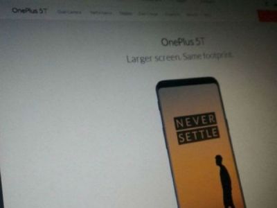 Oneplus 5T की नई फोटो ऑनलाइन हुई लीक