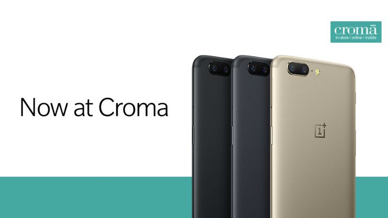 क्रोमा स्टोर पर 19 सितंबर से उपलब्ध होगा OnePlus 5 स्मार्टफोन