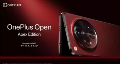 OnePlus Announces OnePlus Open Apex Edition in Crimson Shadow, Launching August 7