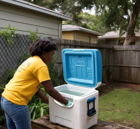 Change Cooler Water Regularly to Prevent Mosquito Breeding and Bacterial Growth