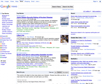 Google Has A New Look For Its News Page