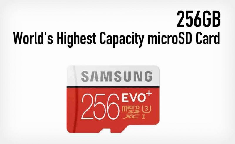 This Micro SD Card Provides with 256GB Storage Capacity