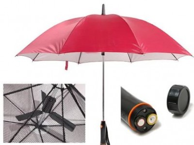 Smart Umbrella comes in the market, has a fan on the top, you will get AC like air in just this price