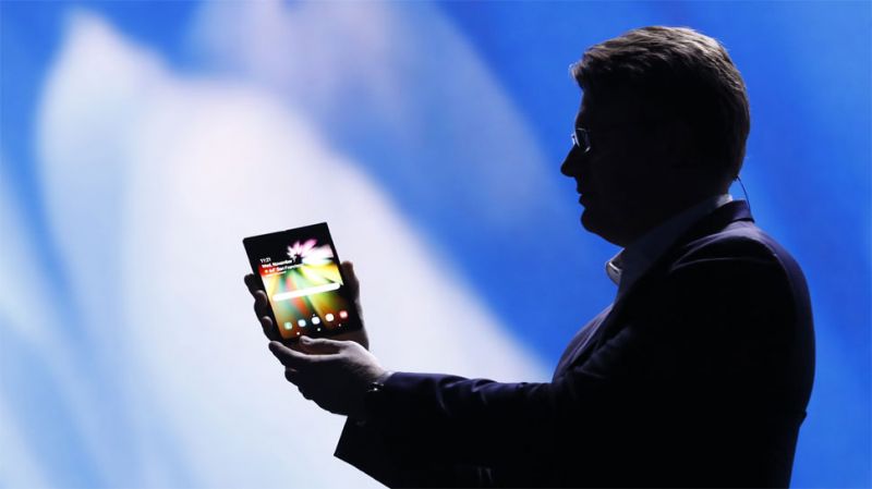 Samsung gives first glimpse of much-anticipated foldable phone