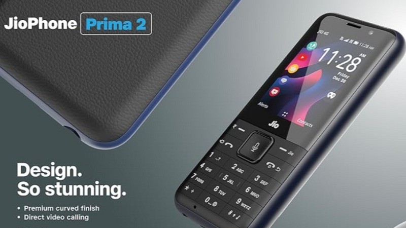 JioPhone Prima 2 Launched in India: Budget 4G Feature Phone Priced at Rs.2,799