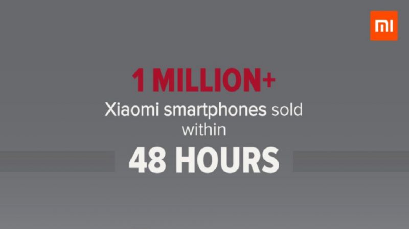 Xiaomi sells 10 Lakh smartphones in just 48 hours