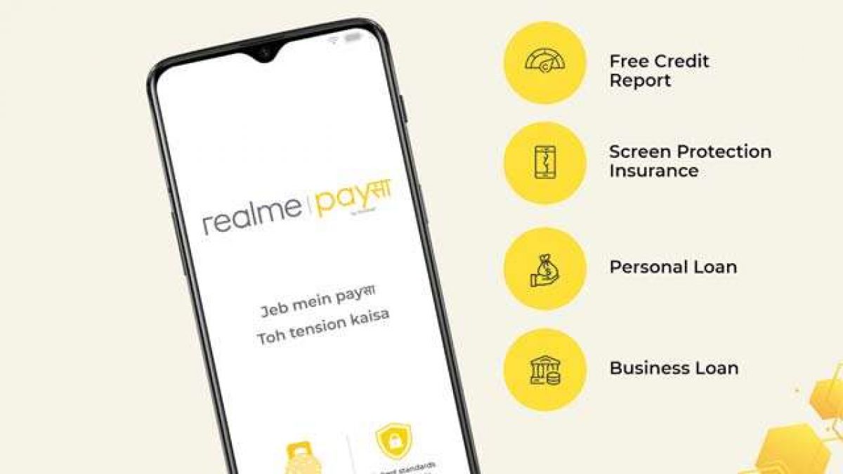 Realme Paysa launched in India,Get free credit report and easy loan