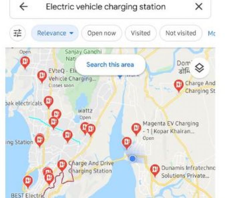 अब गूगल मैप के जरिये धुंध सकते है इलेक्ट्रिक कार चार्जिंग स्टेशन, ऐसे करिये इस्तेमाल