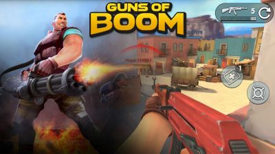 कूल कार्टून साथ Guns of Boom ऑनलाइन शूटर गेम