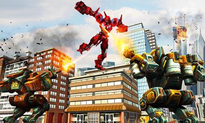Robot Car War Transform Fight  एंड्राइड गेम!