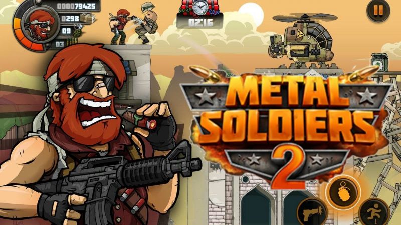 स्टार्ट करे मिशन Metal Soldiers 2  !