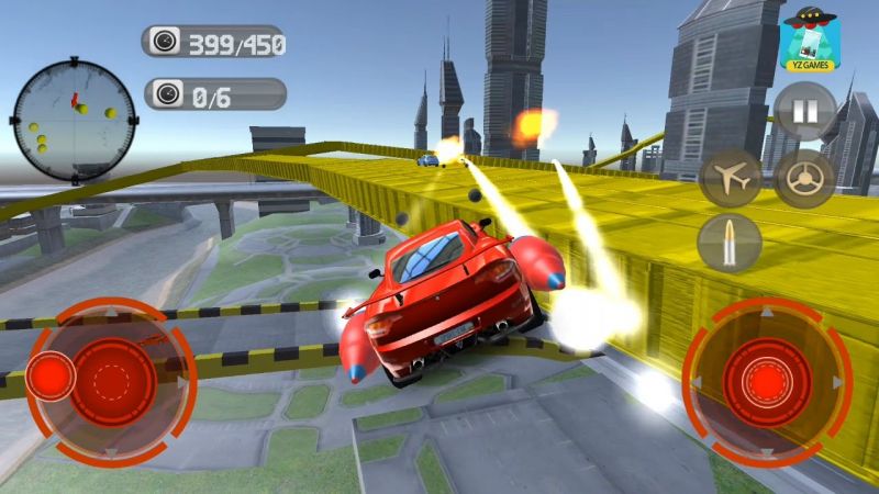 फ्लाइंग कार शूटिंग बैटल एंड्राइड गेम !