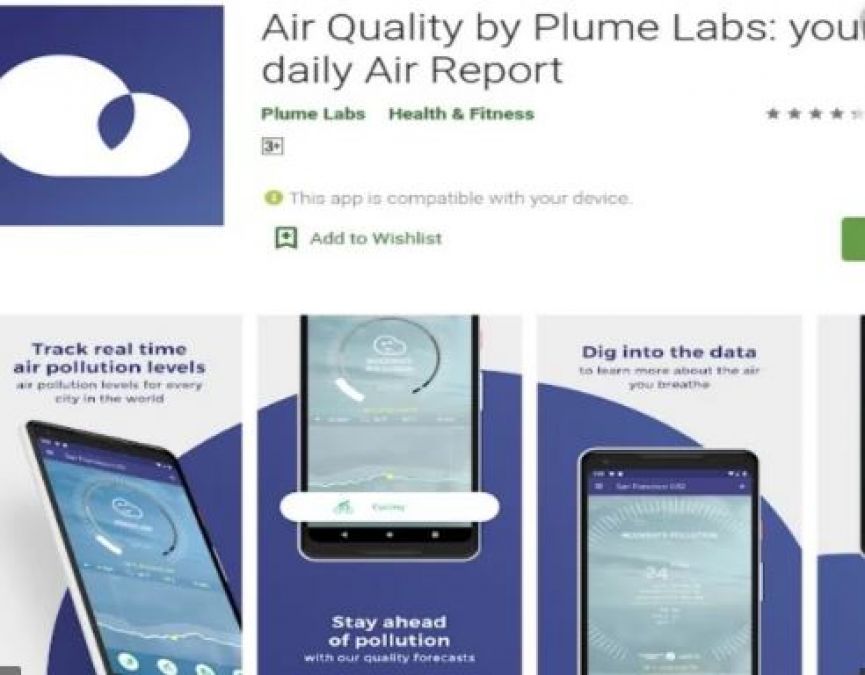 AQI levels of pollution can be obtained from these apps, use this way