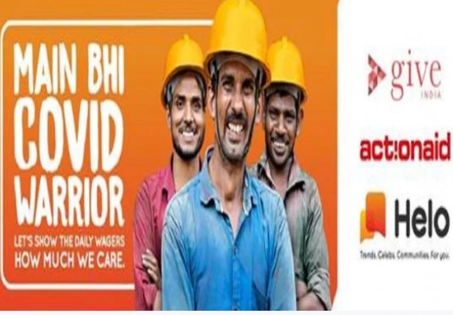 Halo app came forward to help 20 thousand daily labourers