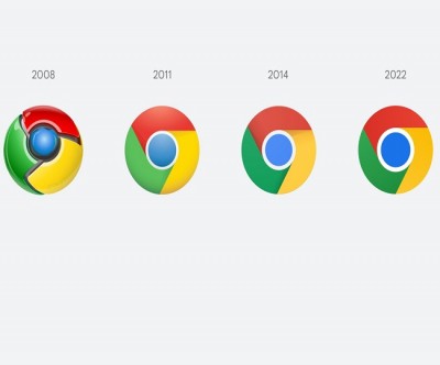 Google Chrome logo changed after 2008