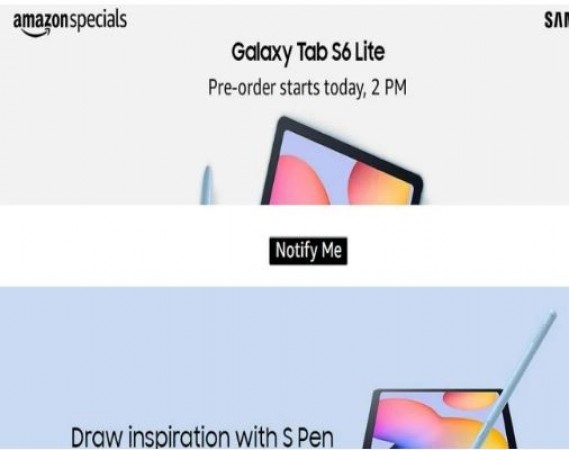 सैमसंग Galaxy Tab S6 Lite जल्द होगा लॉन्च