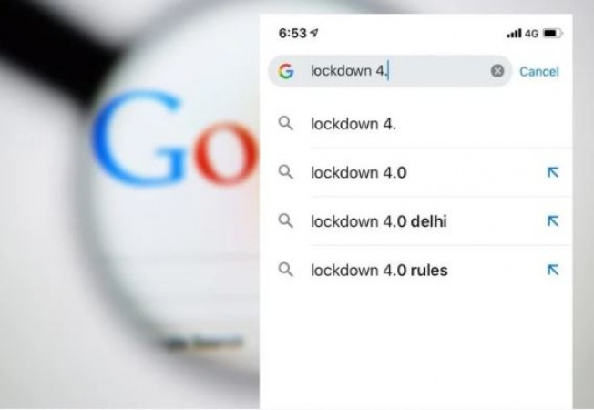 Lockdown 4.0 become top trending search in May