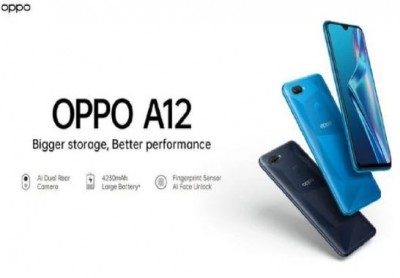 Oppo A12 स्मार्टफोन हुआ भारत में लॉन्च