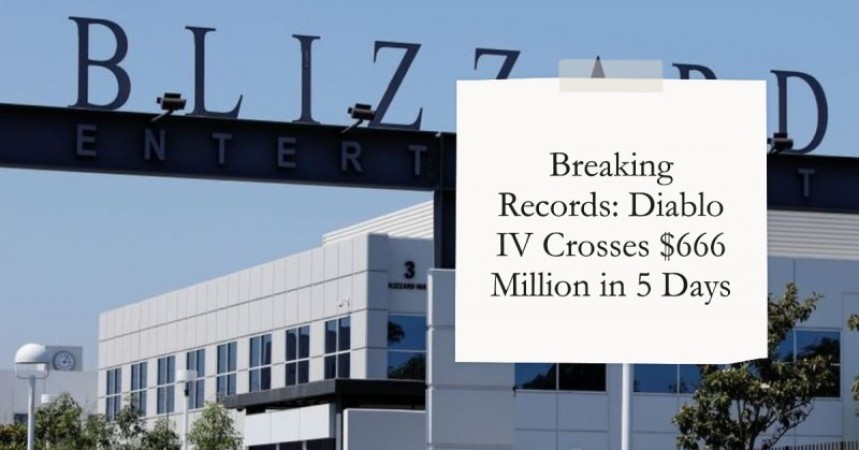 डियाब्लो IV के लॉन्च होने के 5 दिनों के बाद ही टूटा कमाई का रिकॉर्ड