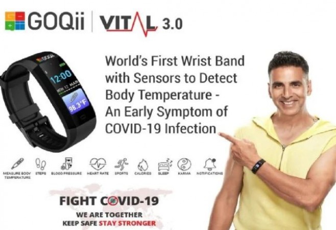 Goqii Vital 3.0 Smartband will be launched in India soon