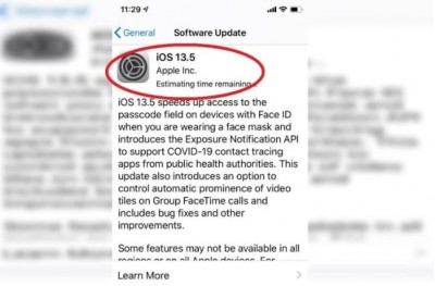 Apple released iOS 13.5 update