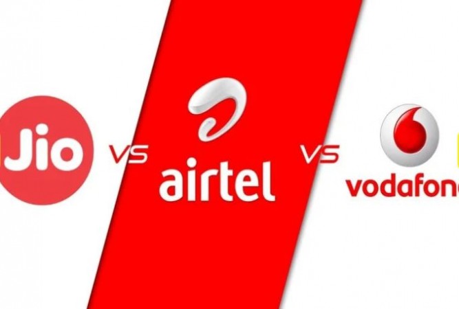 Unlimited calling plans of Jio, Airtel and Vodafone