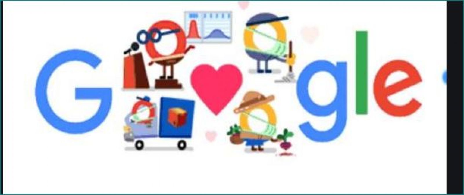 Google dedicates doodle to front-line Corona Warriors
