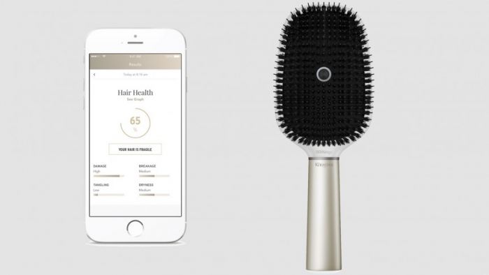 World's first smart hair brush, which detects health of your hair
