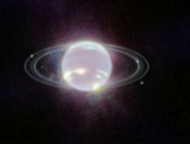 The ring system of Uranus is captured in exquisite detail by NASA's JWST