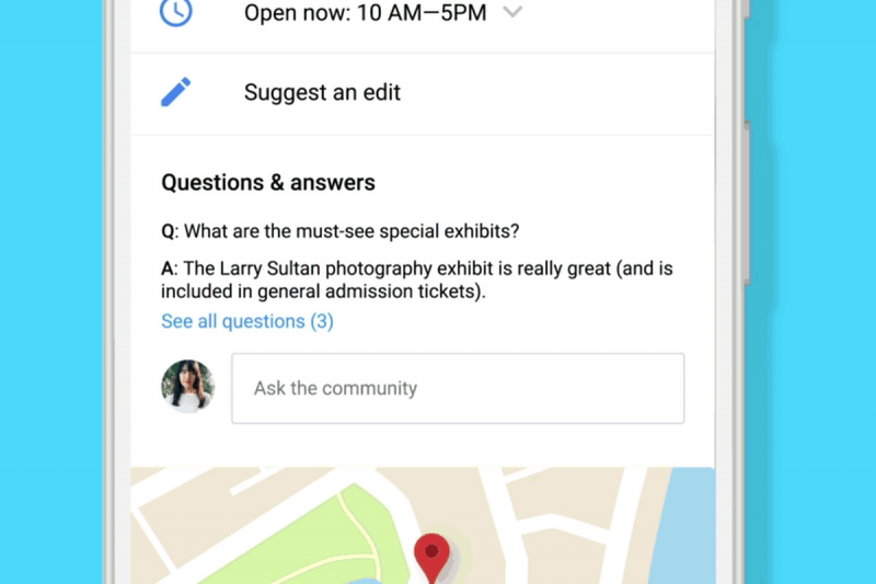 Google To Add New Question Answer Feature In Its Map Search