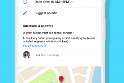 Google To Add New Question Answer Feature In Its Map Search