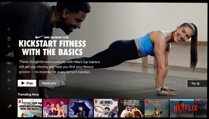 Netflix offers Nike Training Club classes in the fitness industry