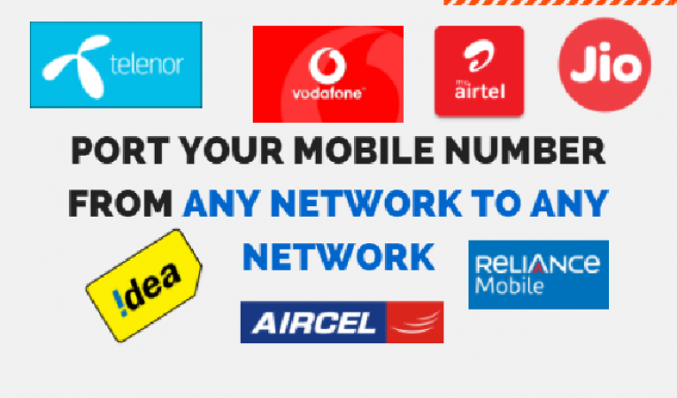 Now you can port your mobile number at the cost of just Rs.4