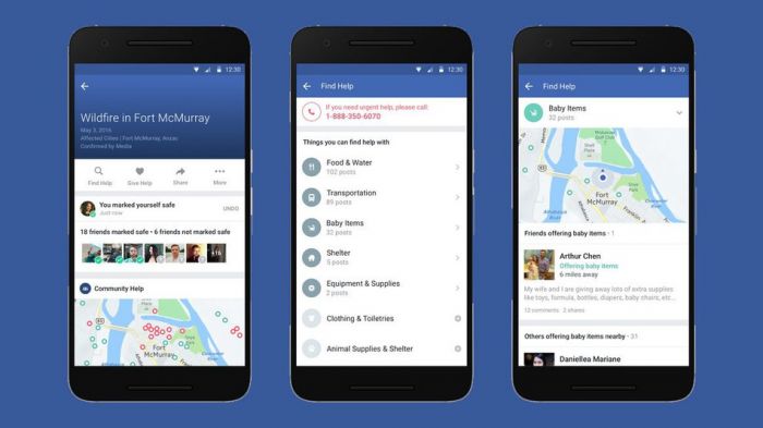Facebook introduces new 'community help' option for disastrous