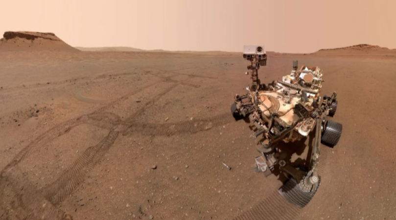 A specimen station on Mars was recently formed by the Perseverance Rover