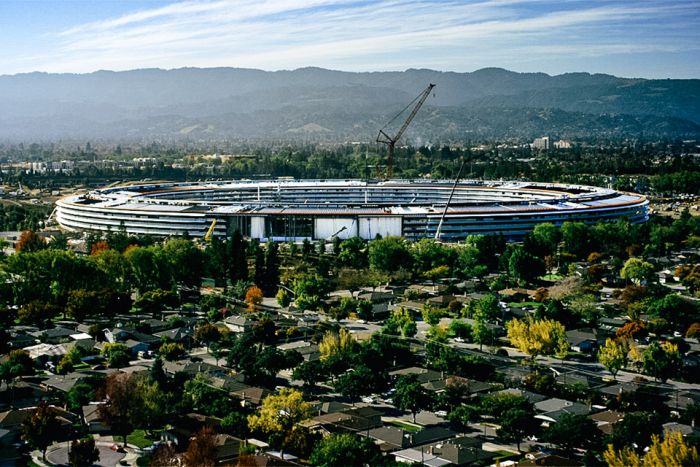 Apple park with Apple theater and health center to be ready till April